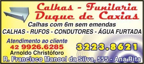 Imagem da empresa Calhas - Funilaria Duque de Caxias